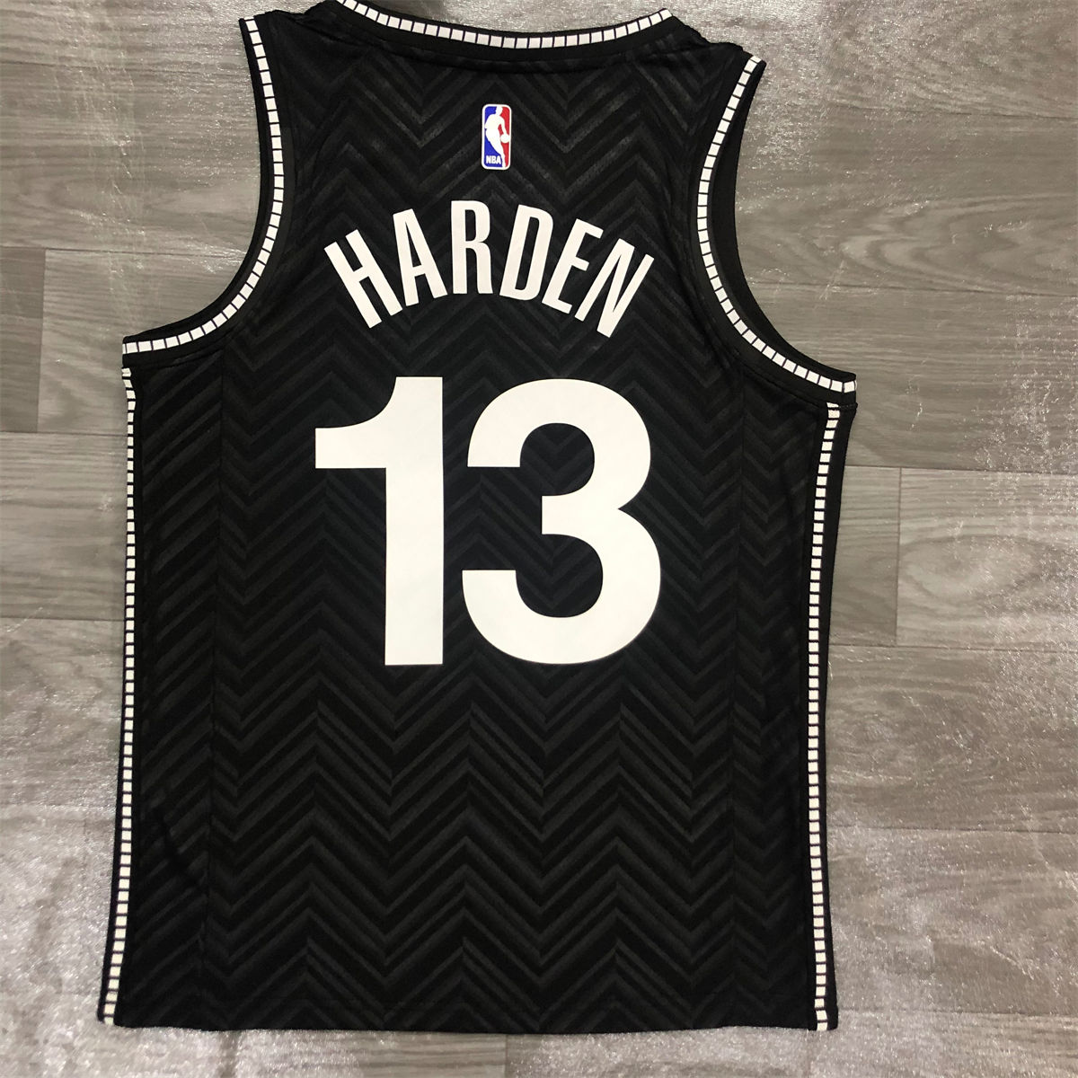 NBA Brooklyn Nets V-Neck Black Jersey HARDEN#13 S-XXL
