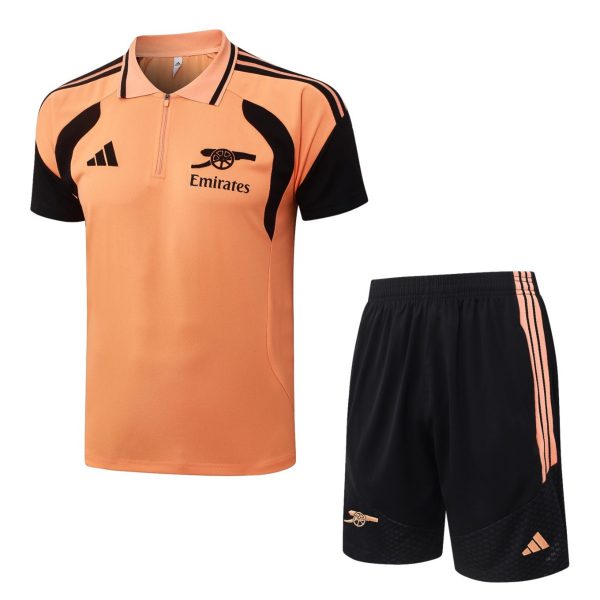 2026 Arsenal Orange Training Set Shirt and Shorts