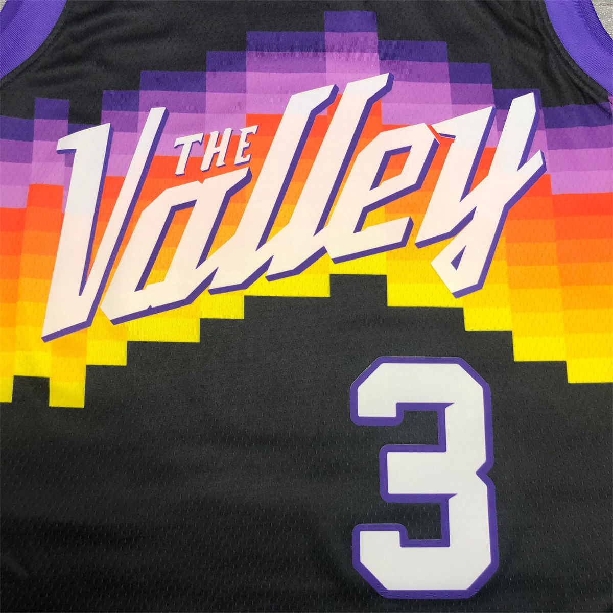 NBA Phoenix Suns Round neck Black jersey PAUL#3 S-XXL