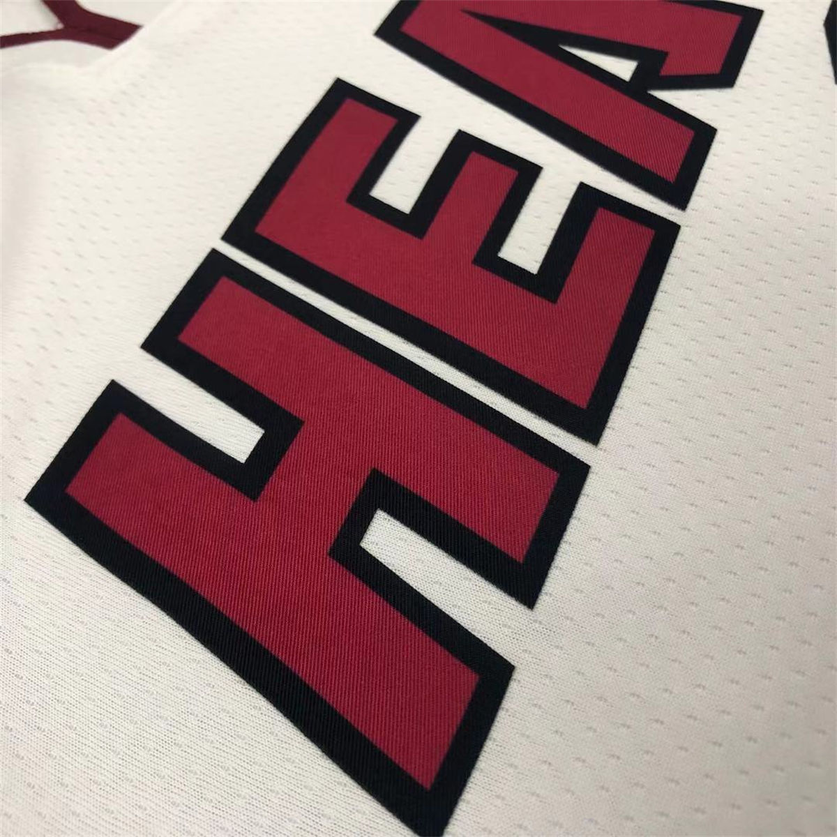 NBA Miami Hearts V-Neck White Jersey ADEBAYO#13 S-XXL