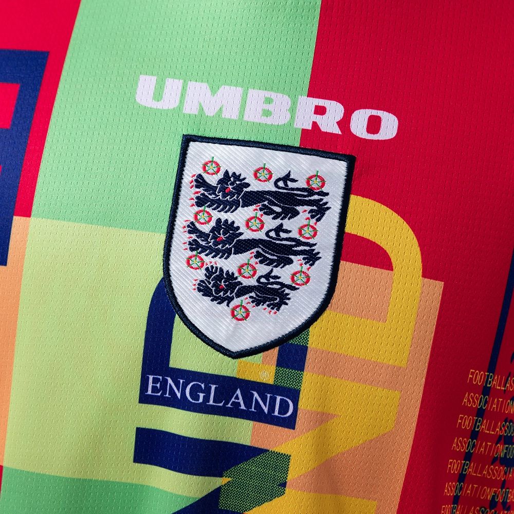 Retro England 1995/96 goalkeeper Long Sleeve jersey Fan Version