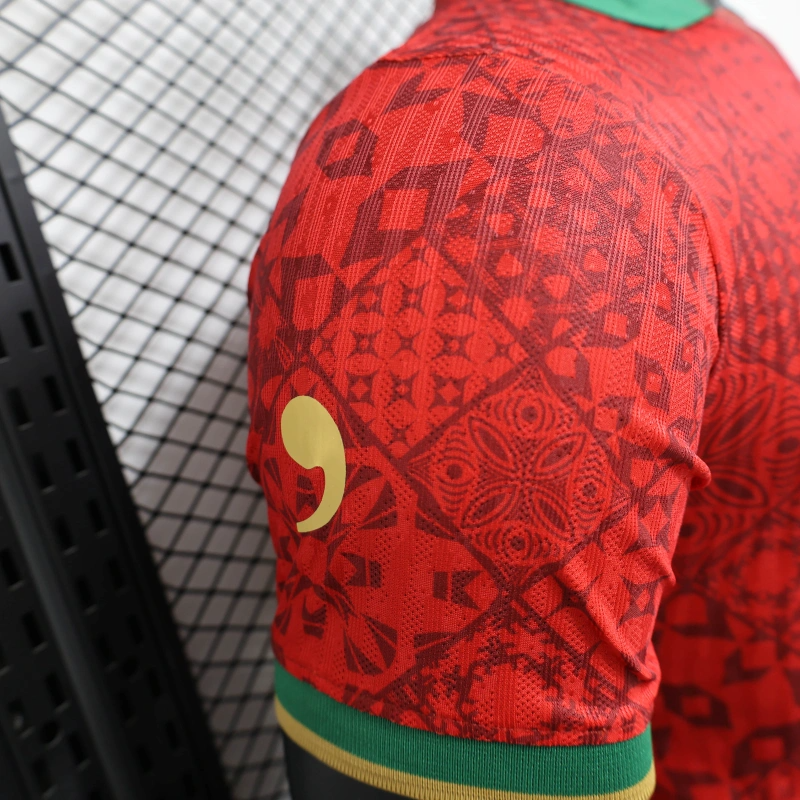 25/26 Portugal Anniversary Edition red jersey Player Version