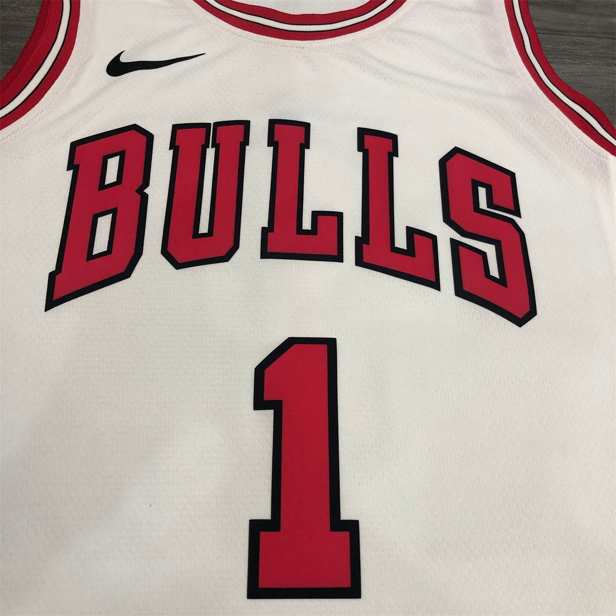 NBA Chicago Bulls Round neck White Jersey ROSE#1 S-XXL