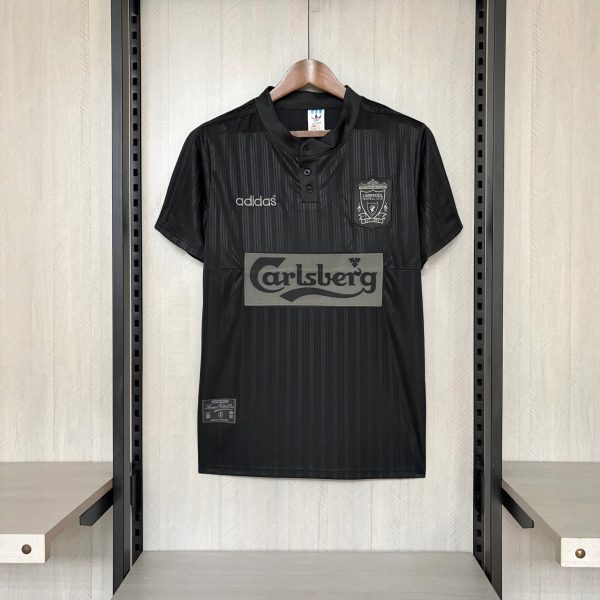 Retro Liverpool 1995 Black jersey Fan Version