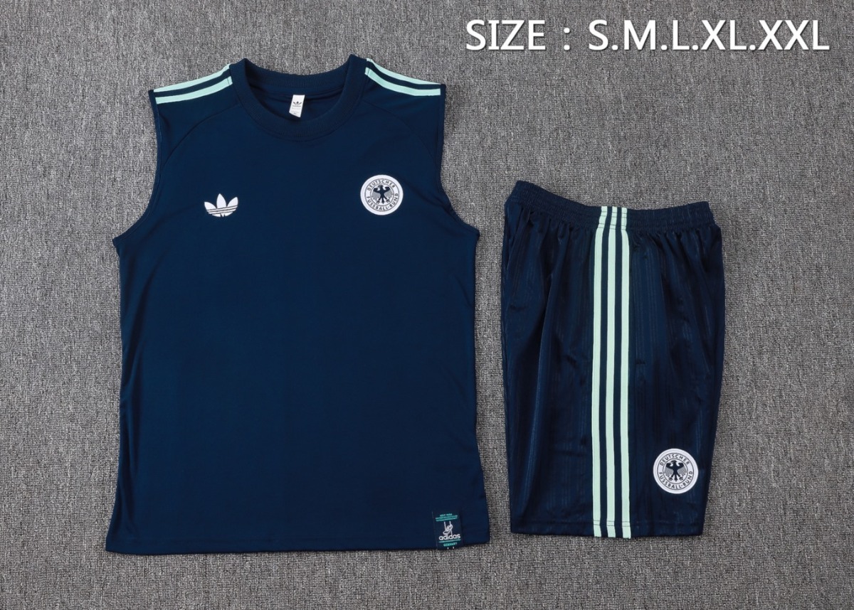 2026 Germany Royal blue Training Set Shirt and Shorts