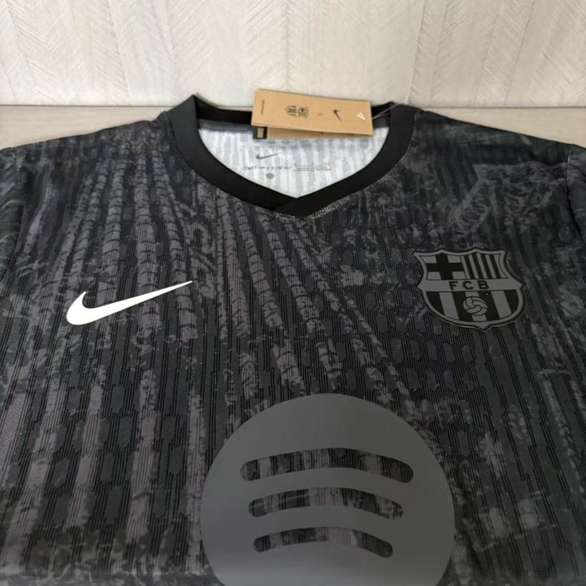 2026 Barcelona All Black Jersey Player Version
