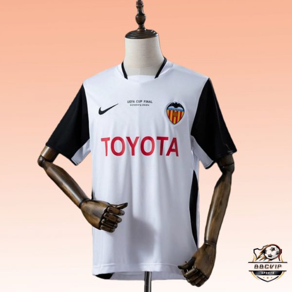 Retro Valencia 03/04 Home Home jersey Fan Version