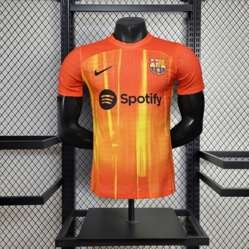 2025/26 Barcelona Orange Training jersey Player Version