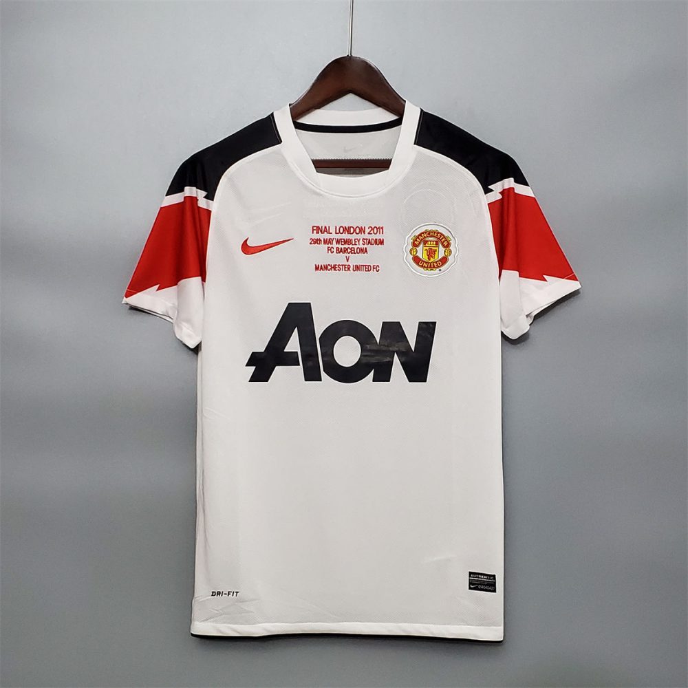 Retro Manchester United 10/11 Champions League version away jersey Fan Version