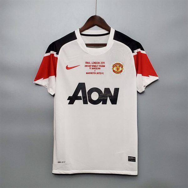 Retro Manchester United 10/11 Champions League version away jersey Fan Version