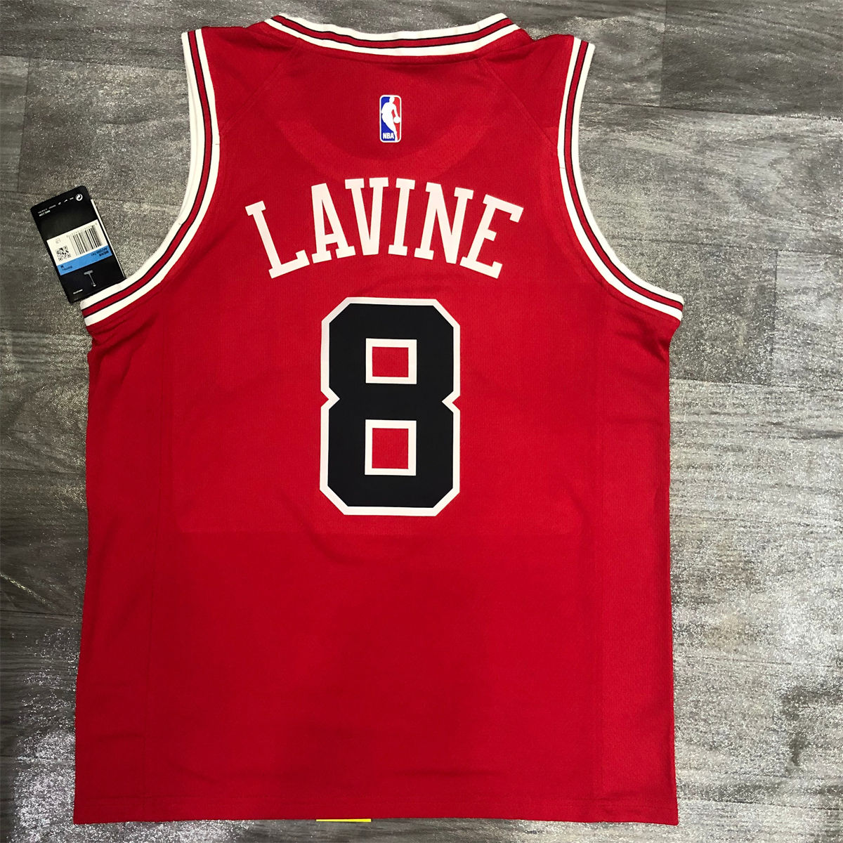 NBA Chicago Bulls Round neck Red Jersey LAVINE#8 S-XXL