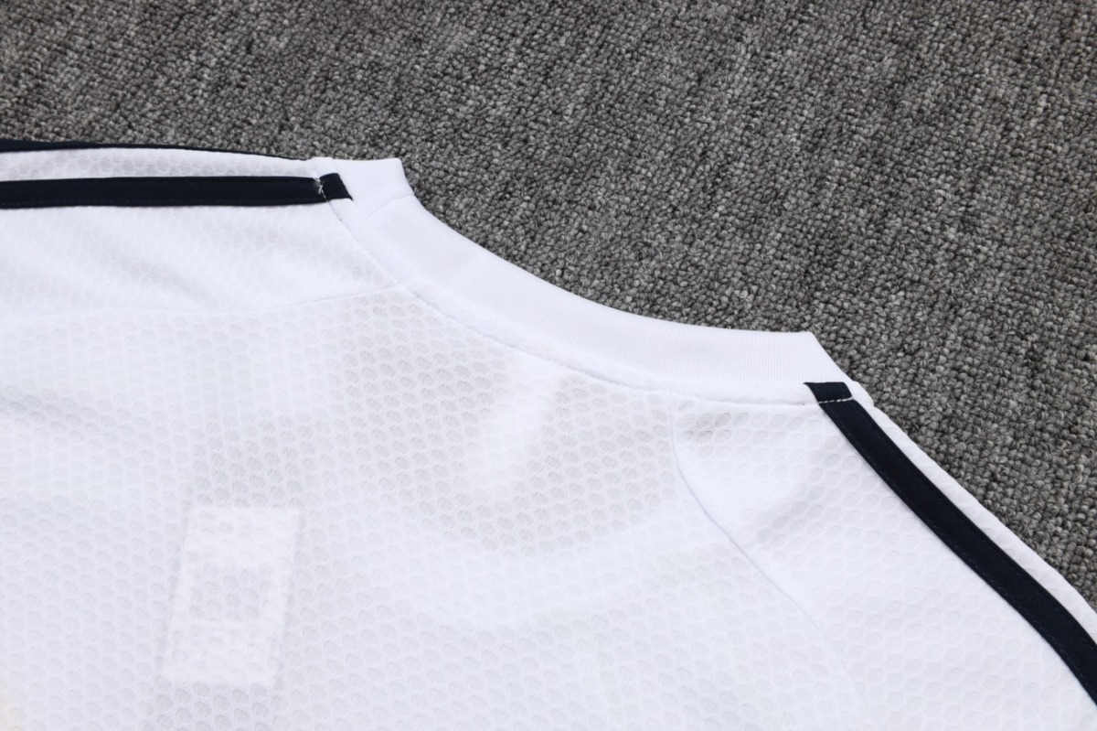 2026 Real Madrid White Training Set Shirt and Shorts