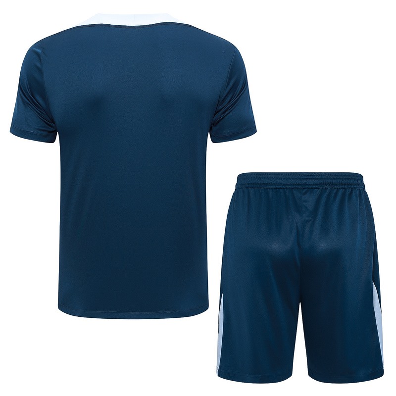 24/25 France Royal Blue Training Set Shirt and Shorts