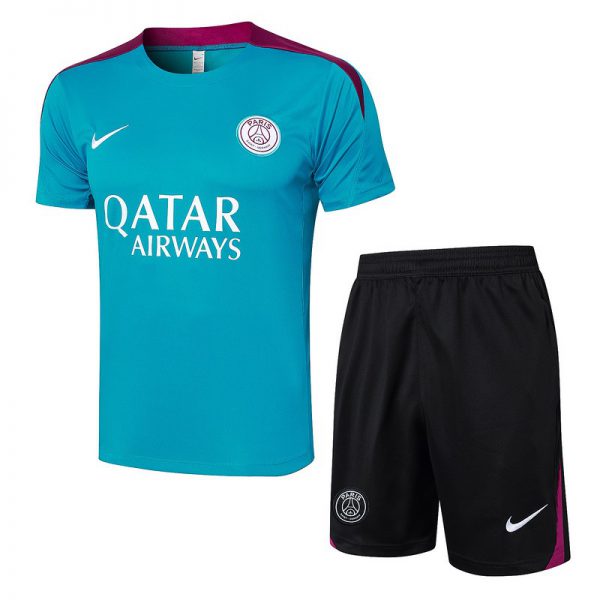 24/25 Psg Blue Training Set Shirt and Shorts