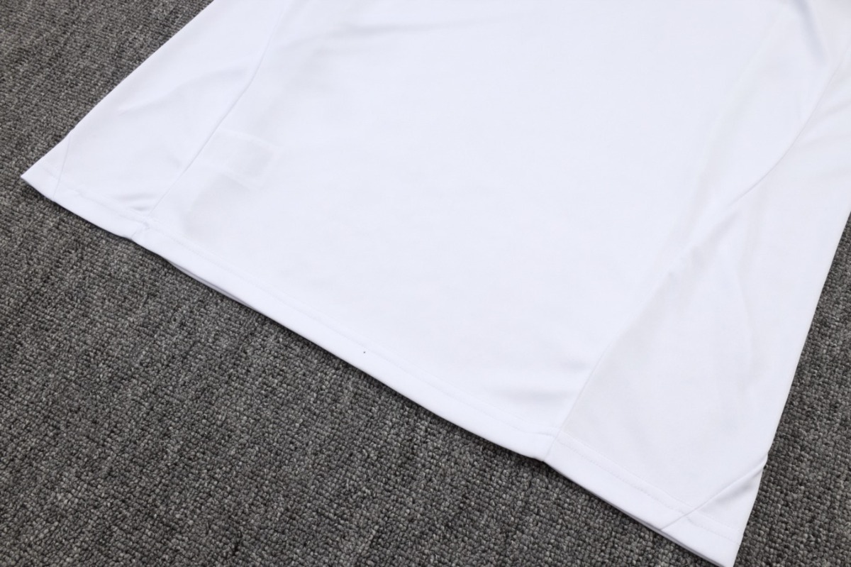2026 Real Madrid White Training Set Shirt and Shorts
