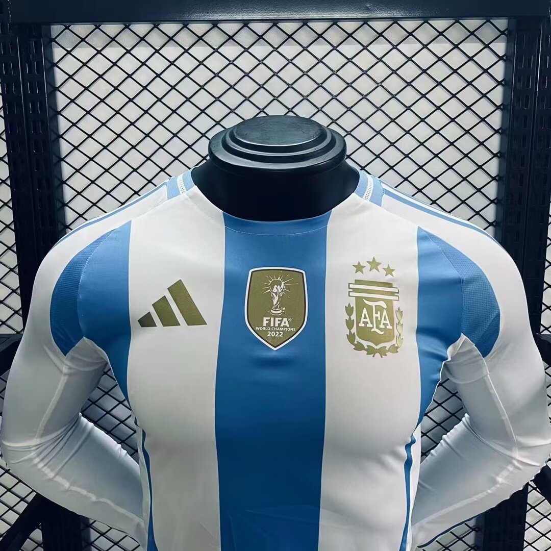 24/25 Argentina Home Jersey Long Sleeves Player Version