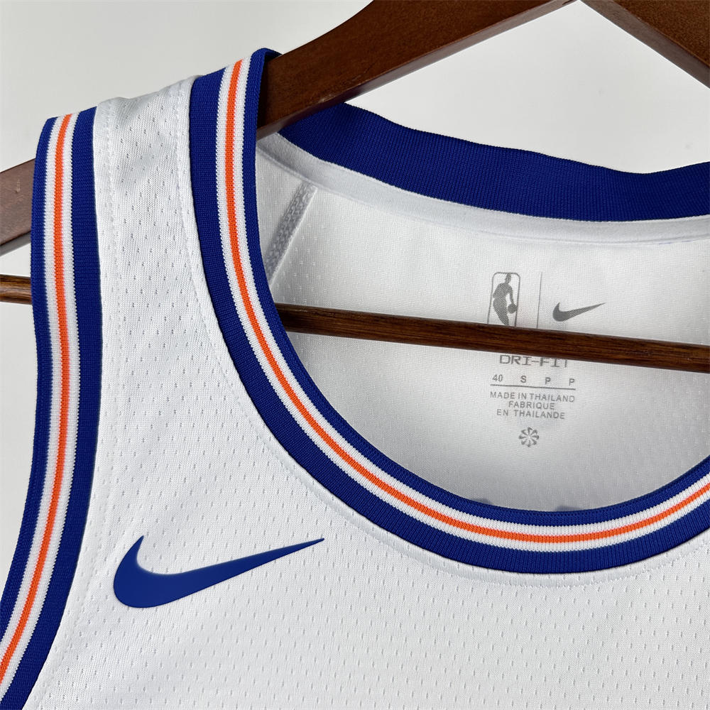 NBA New York Knicks 2019 Round Neck White jersey BRUNSON#11 S-XXL