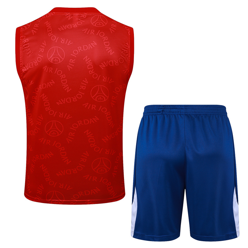 2024/25 Paris Red Training Set Shirt and Shorts