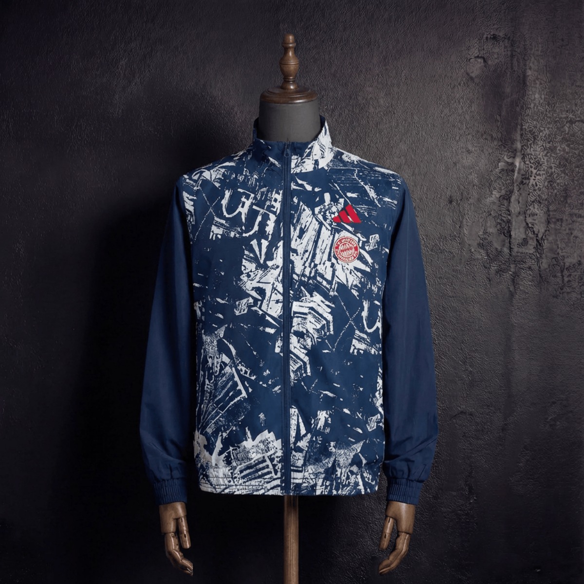 2025/26 Bayern Munich Royal Blue ReverSible Windbreaker Sport Unifom