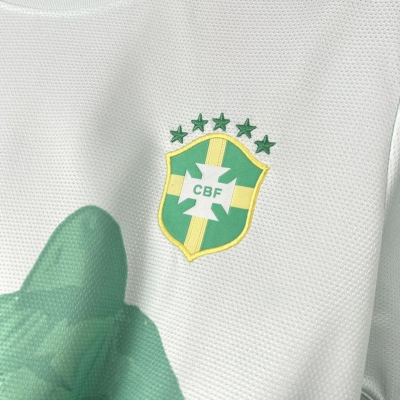 2025/26 Brazil Special Edition Green and white jersey Fan Version