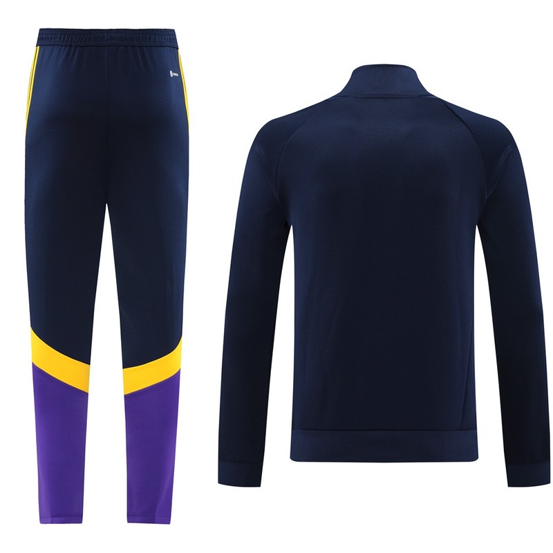 2024 Real Madrid Royal Blue Jacket Training Suit Set Football Team Shirt Sports Fashion