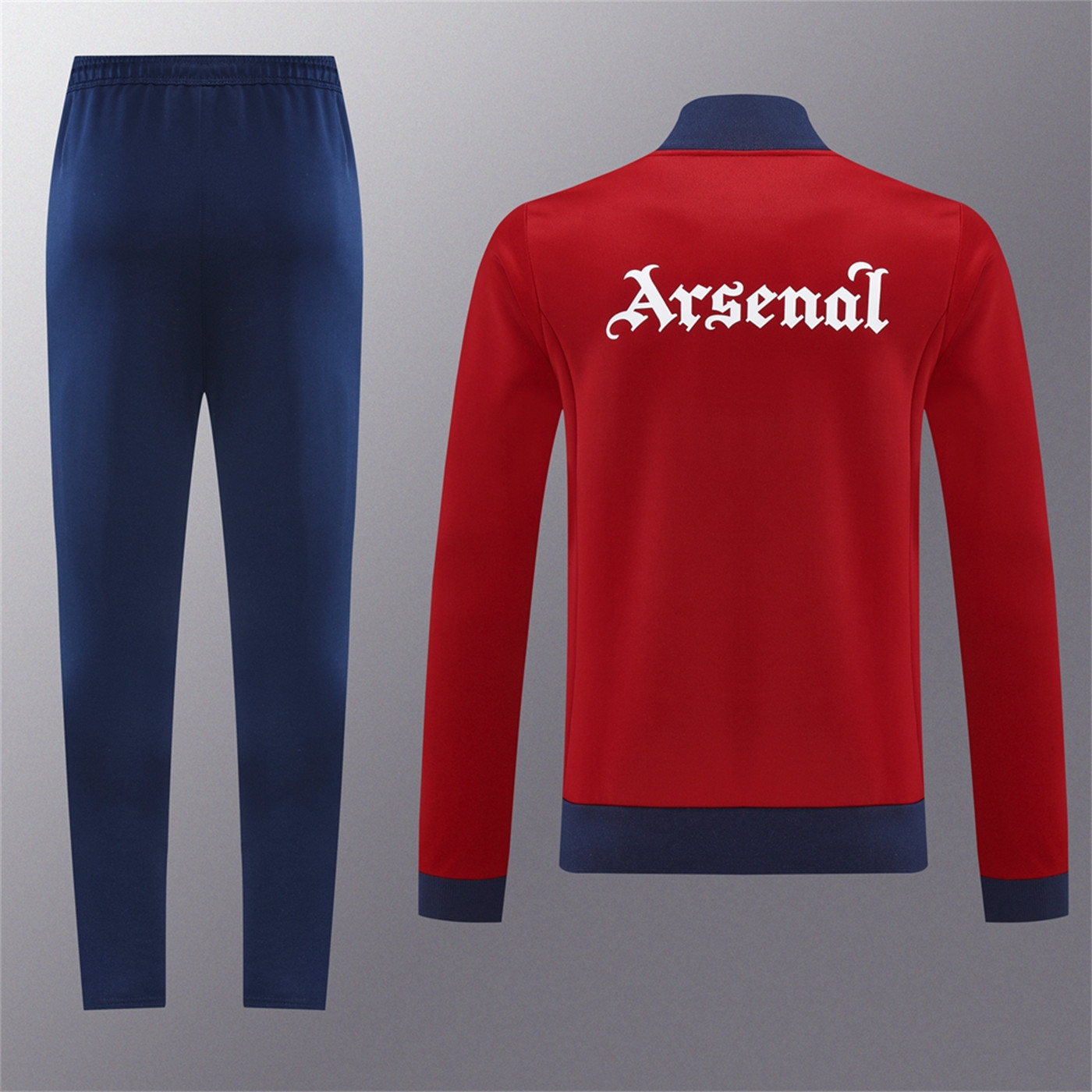 2024 Arsenal purplish red Jacket Training Suit Set Football Team Shirt Sports Fashion
