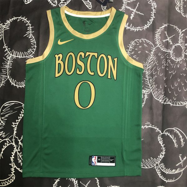 NBA Boston Celtics Round Neck Green Jersey S-XXL