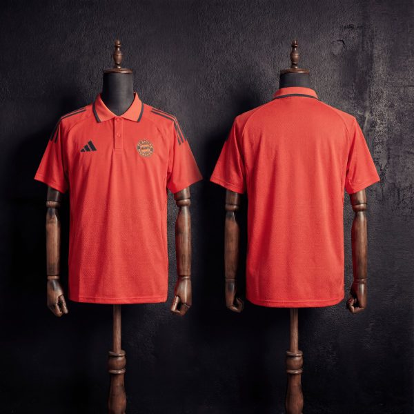 2025/26 Bayern Munich Training Red Polo Fan Version