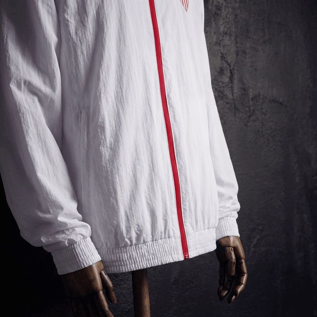 2026 Sevilla FC Red and White Reversible Jacket Windbreaker Sport Unifom