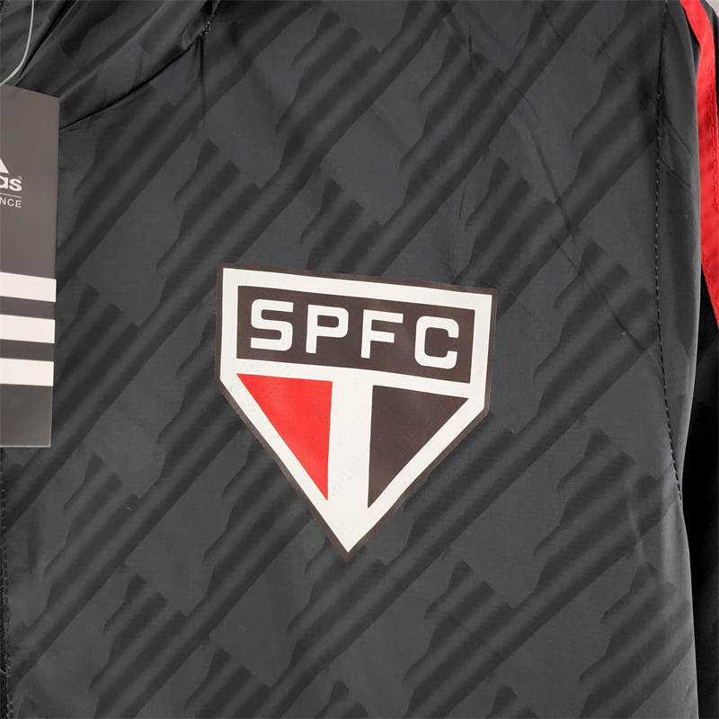 2022 Sao Paulo Windbreaker Black Red Edge Sport Unifom jersey Sport Unifom