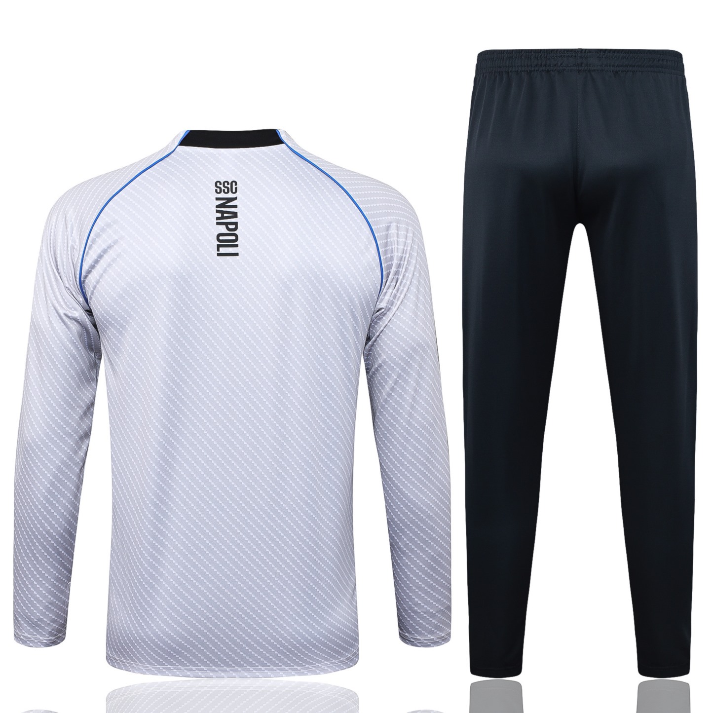 2025/26 Naples light gray Long-sleeved half-pull training kit Football team kit