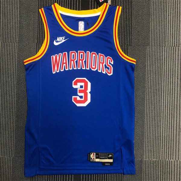 NBA Golden State Warriors Round Neck Blue Jersey IGUODALA#3 S-XXL