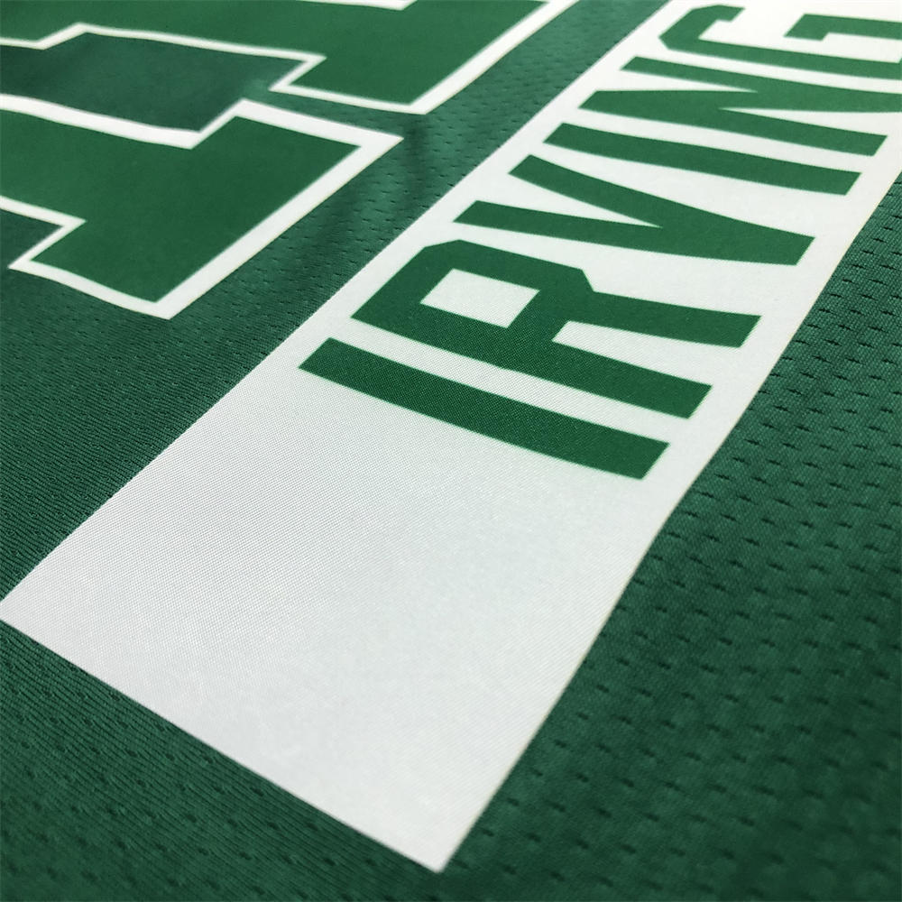 NBA Boston Celtics Round Neck 75th anniversary Green Jersey IRVING#11 S-XXL