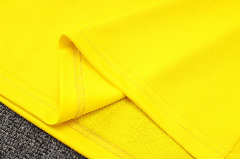 24/25 Brazil Yellow Long-sleeved half-pull training kit Football team kit