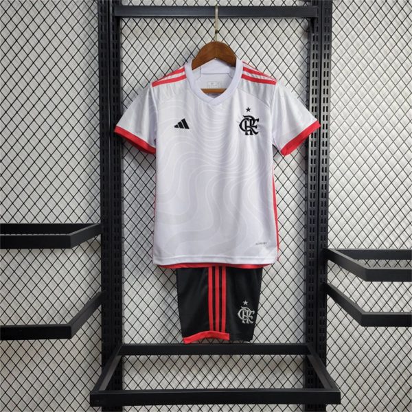 24/25 kids kits flamengo away jersey size: 16-28
