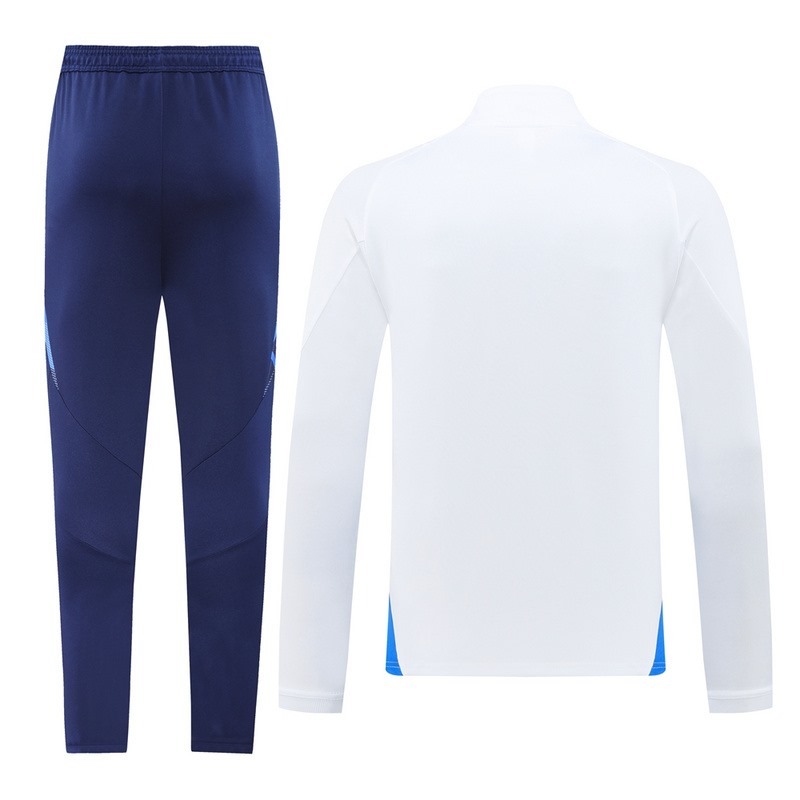 2024 Italy White Jacket Training Suit Set Football Team Shirt Sports Fashion