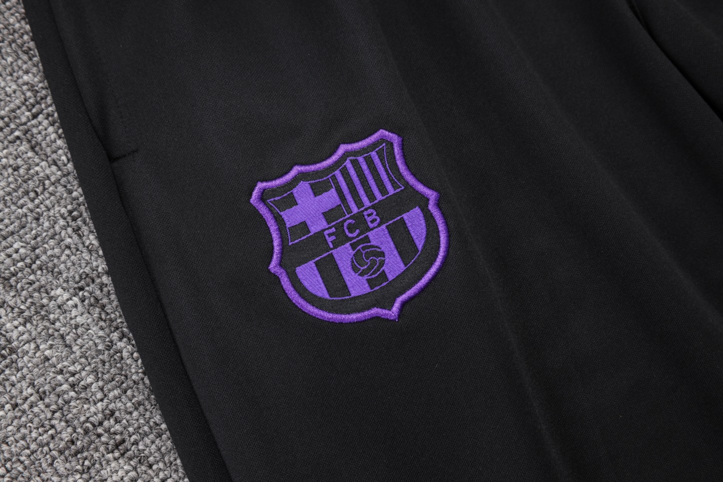 2025/26 Barcelona Purple Jacket Training Suit Set Football Team Shirt Sports Fashion