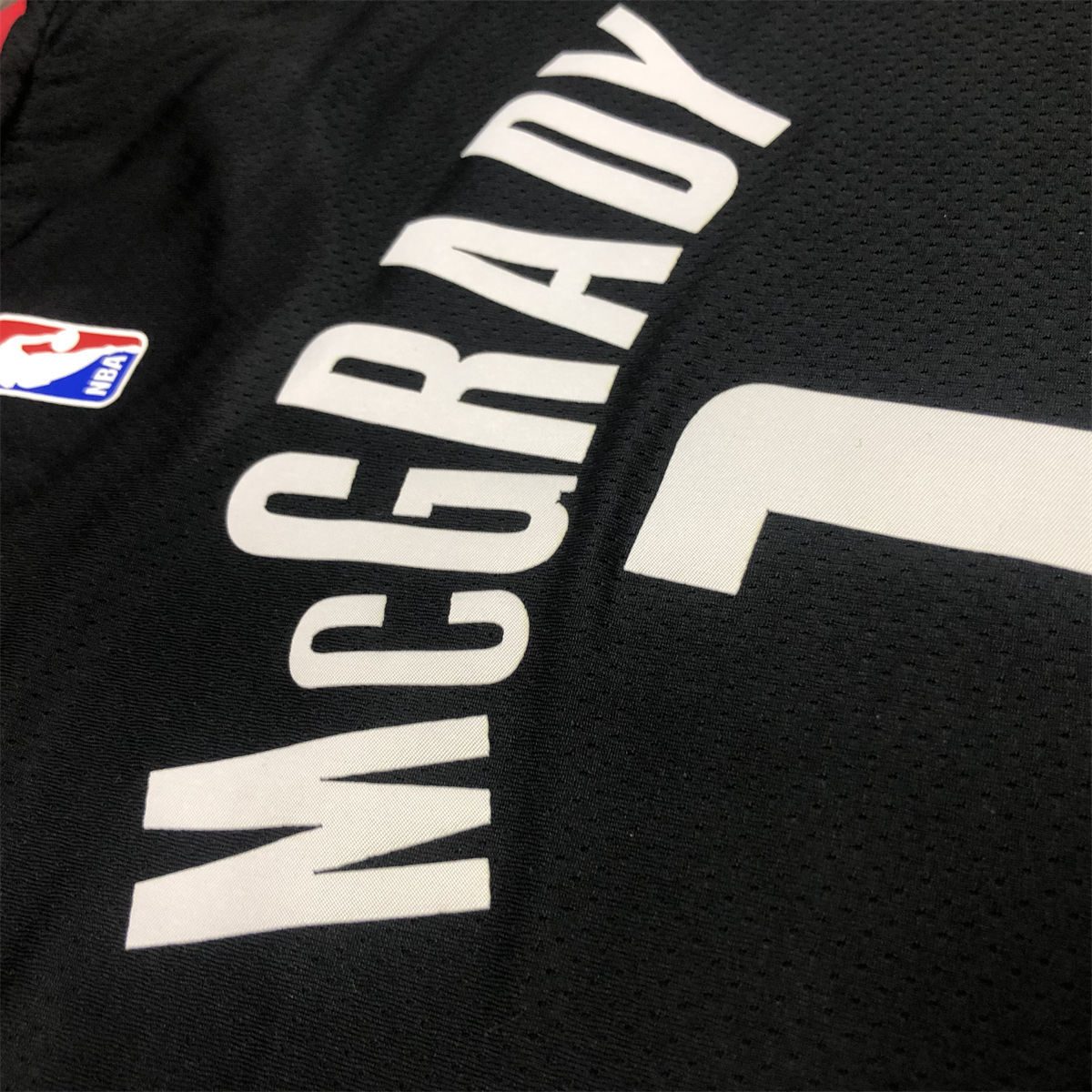 NBA Houston Rockets V neck Balck Jersey McGRADY#1 S-XXL