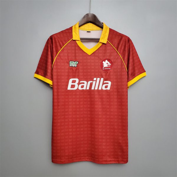 Retro Roma 90/91 Home  jersey Fan Version