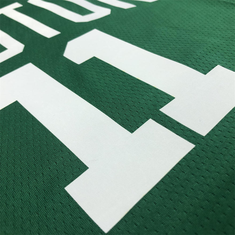 NBA Boston Celtics Round Neck 75th anniversary Green Jersey IRVING#11 S-XXL