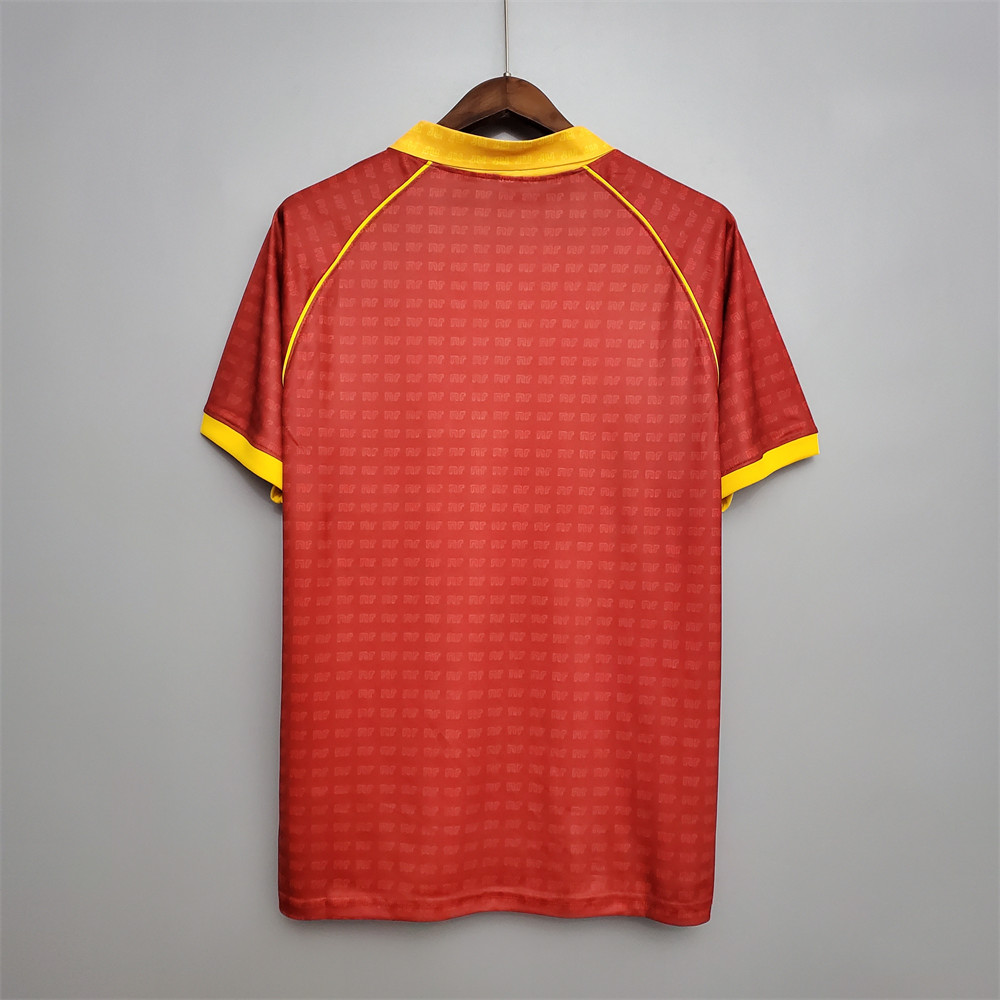 Retro Roma 90/91 Home  jersey Fan Version