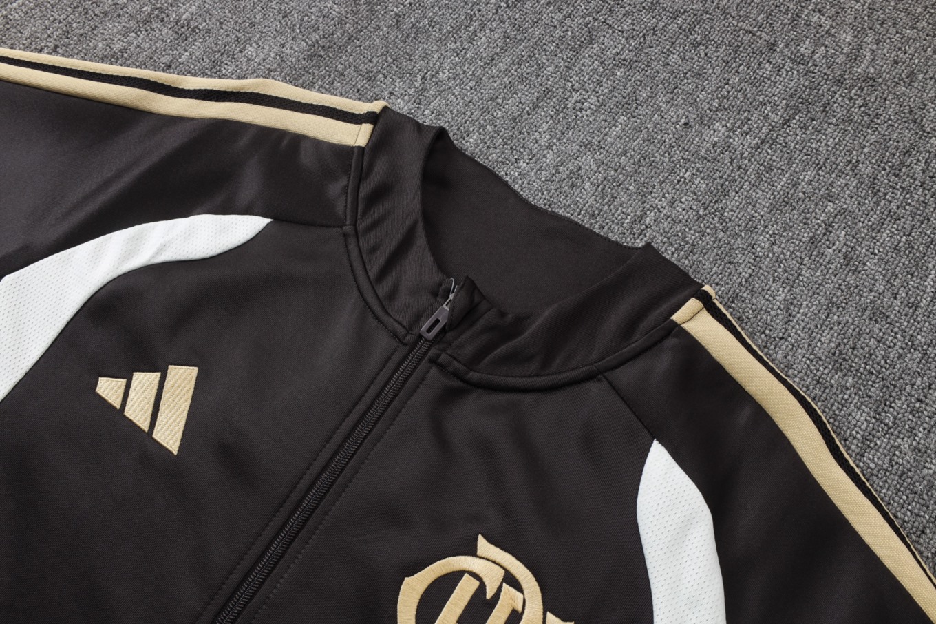 2026 Flamengo Dark brown Jacket Training Suit Set