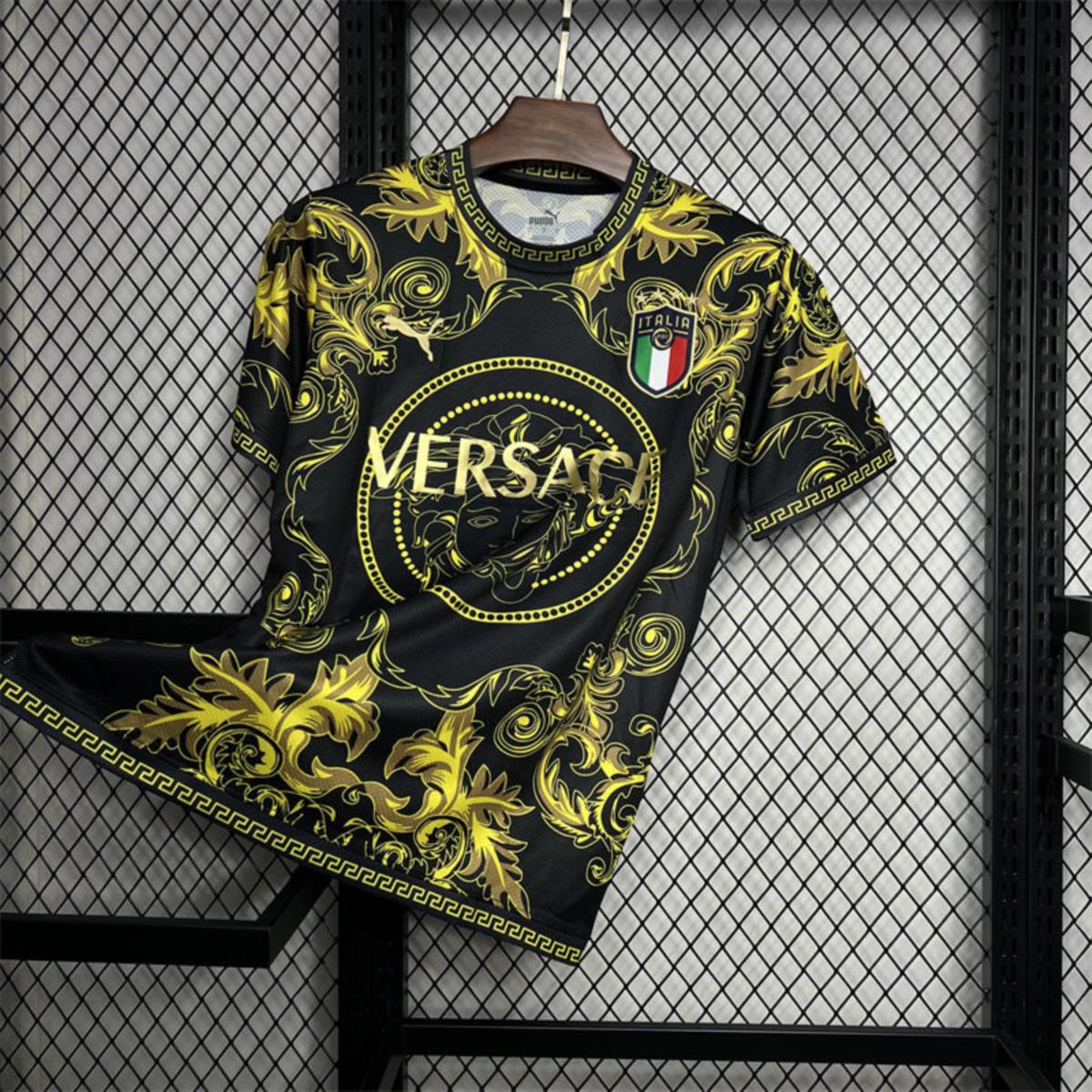 2022/23 Italy Versace Co-Branded Edition Pink Jersey Fan Version