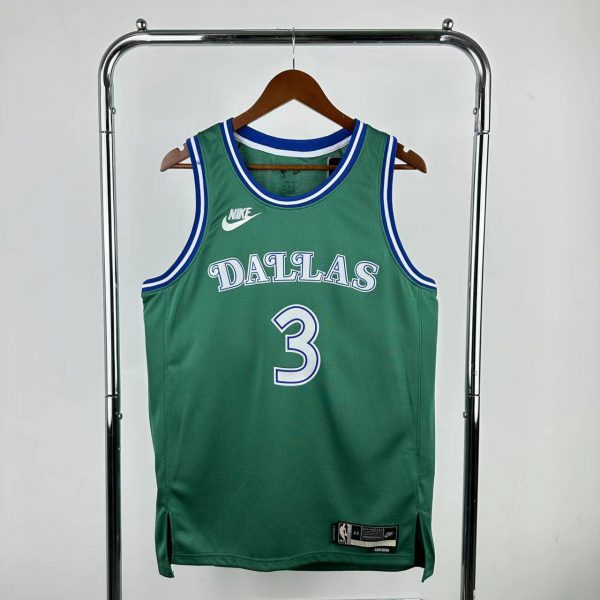 NBA Dallas Mavericks Round Neck Green Jersey DAVIS#3 S-XXL