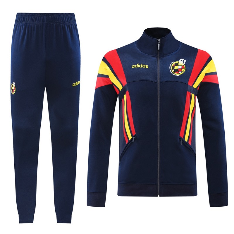 2024 Spain Royal Blue Jacket Training Suit Set Football Team Shirt Sports Fashion