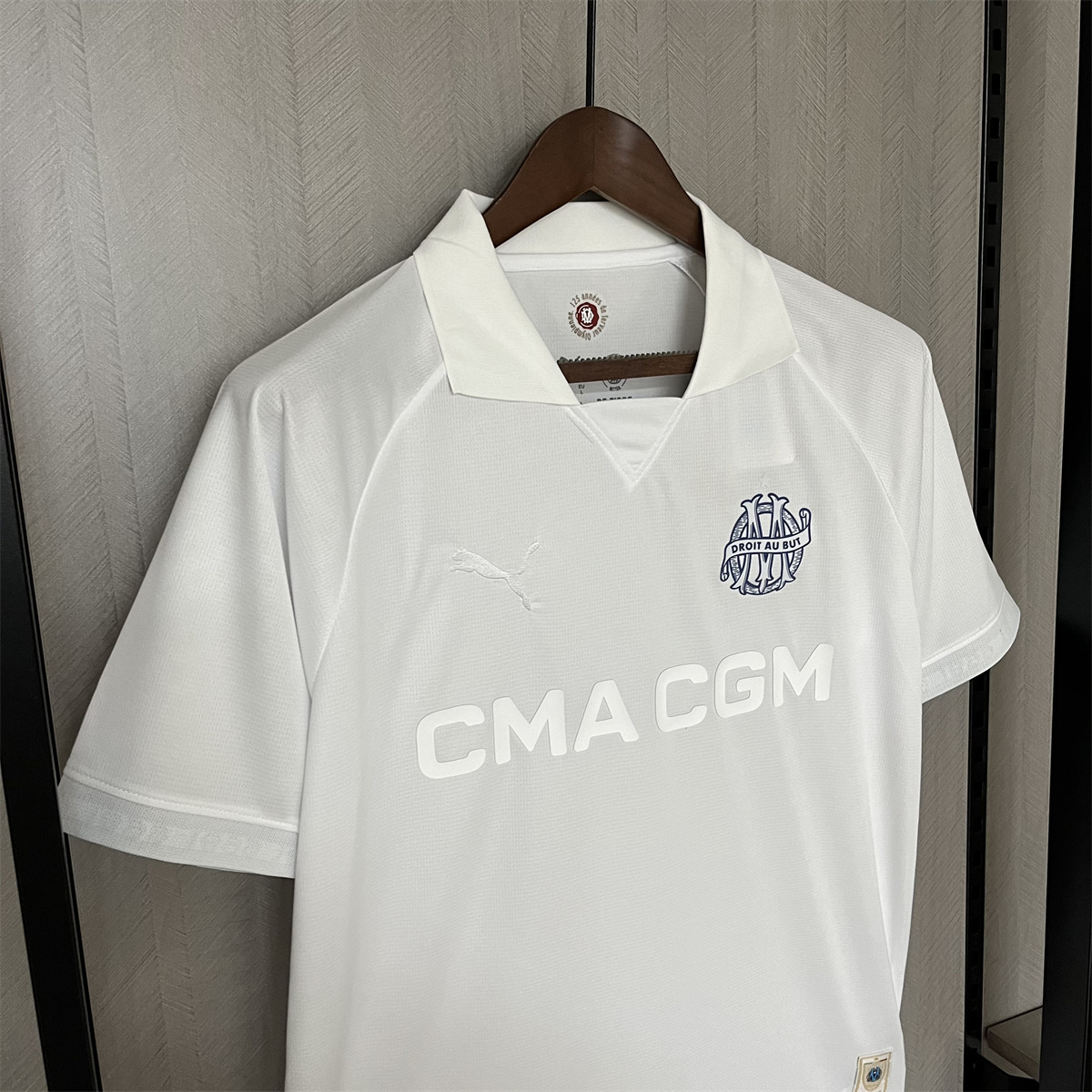24/25 Marseille 125th Anniversary white Jersey Fan Version