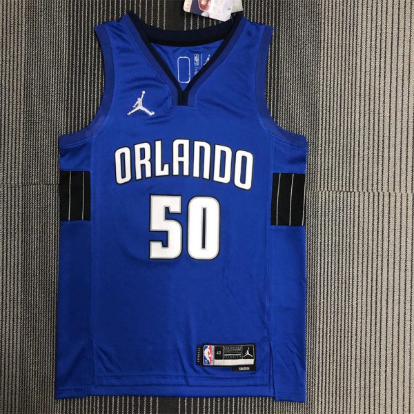 NBA Orlando Magic V-Neck Blue 75th Anniversary ANTHONY#50 JERSEY S-XXL