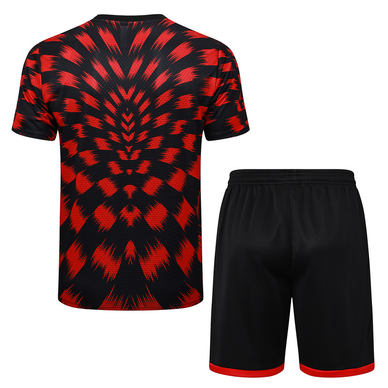 2025/26 Flamengo Red Black Training Set Shirt and Shorts