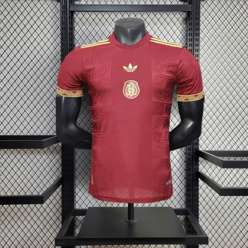 2025/26 Mexico Gold Cup Champion Edition Red jersey Player Version