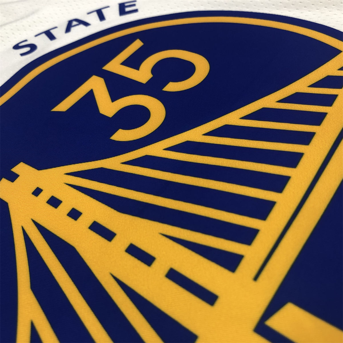 NBA Golden State Warriors V neck White Jersey DURANT#35 S-XXL